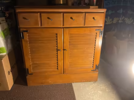 Photo of free Ethan Allen cabinet (4 Meadowbrook Rd) #1
