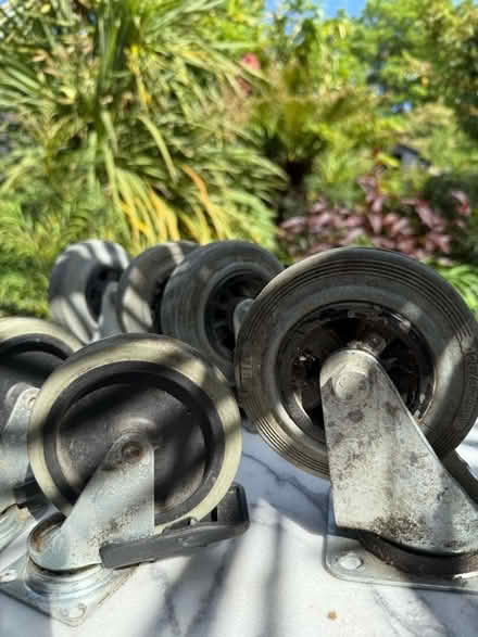 Photo of free 10 Castor Wheels - for furniture trolleys etc.. (Brixton Hill SW2) #3