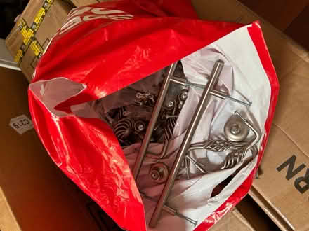 Photo of free Bag full of handles, knobs, etc (1333 Baecher ln, Norfolk VA) #1
