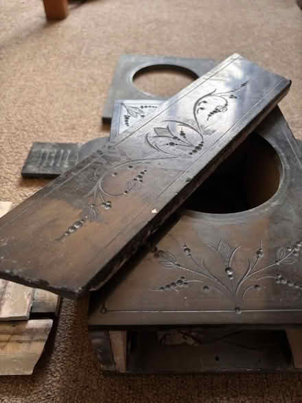 Photo of free Parts of Victorian clock case. (Westbourne BH4) #2