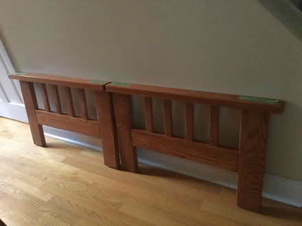 Photo of free Solid oak sofa/bed frame (Fisher Glen) #2