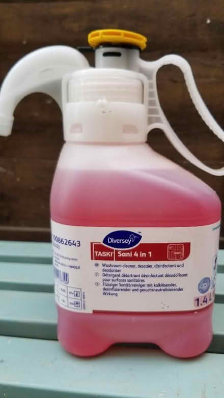 Photo of free Sani 4 in 1 cleaner, descalet, disinfectant, deodorizer (Binfield RG42) #1