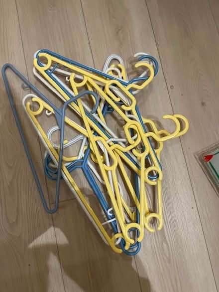 Photo of free Plastic coat hangers (Golden Triangle) #1