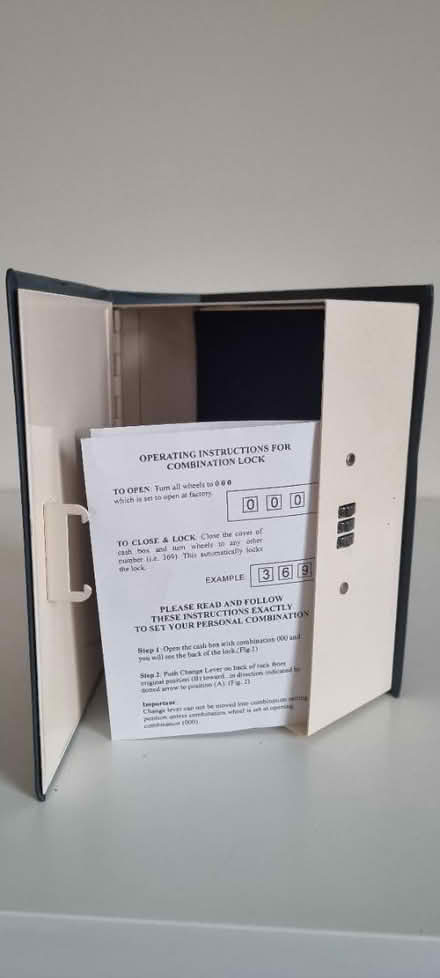 Photo of free Book safe to keep your secrets safe (Bowerdean, HP13) #2