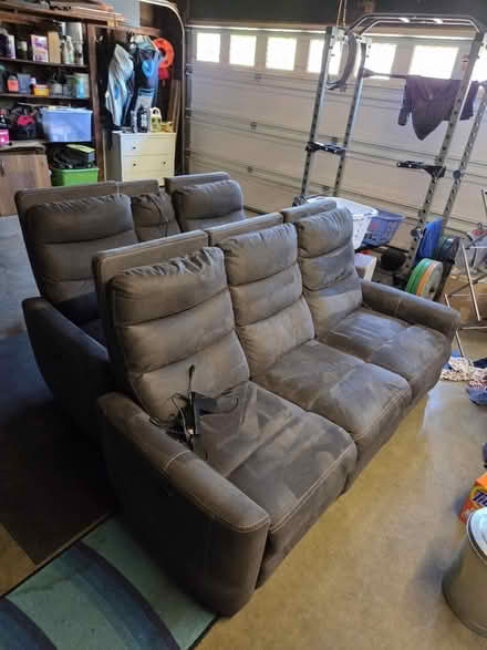 Photo of free 3 seater and 2 seater recliner sofa (La Mesa) #2
