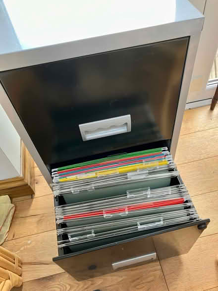 Photo of free 2 drawer metal filing cabinet (Cookley DY10) #2