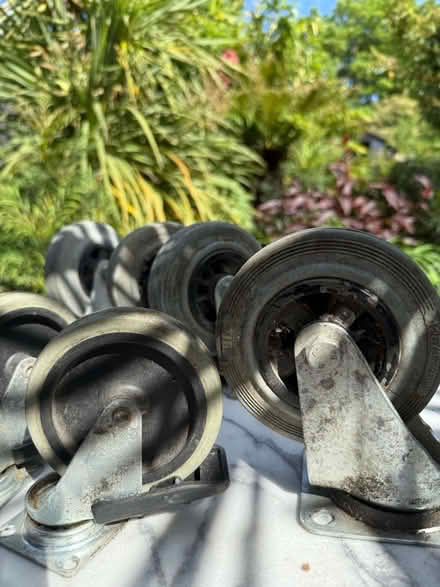 Photo of free 10 Castor Wheels - for furniture trolleys etc.. (Brixton Hill SW2) #3