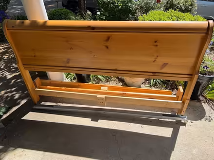 Photo of free King Size Headboard and frame (Bothell Kingsgate / Queensgate) #3