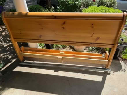 Photo of free King Size Headboard and frame (Bothell Kingsgate / Queensgate) #3