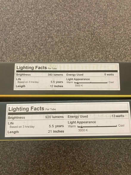 Photo of free Fluorescent Light Bulbs (Highland Ave, RWC) #2