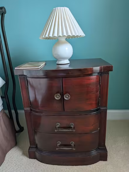 Photo of free Two Mahogany nightstands (Rt 100/113 Exton Pa) #2