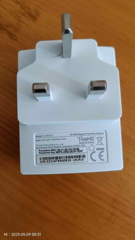 Photo of free TP Link Powerline Adaptor (Tilehurst, Reading RG31) #2