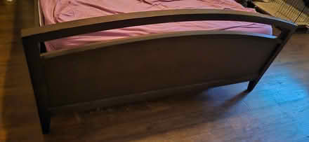 Photo of free Pottery Barn bed frame (w/o slats) (Near Treat and Oak Grove) #3