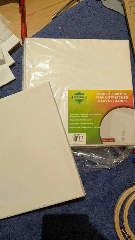 Photo of free Unused square canvas x4 (Dyke Road area BN3) #1