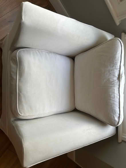 Photo of free White armchair (Ealing Broadway) #2