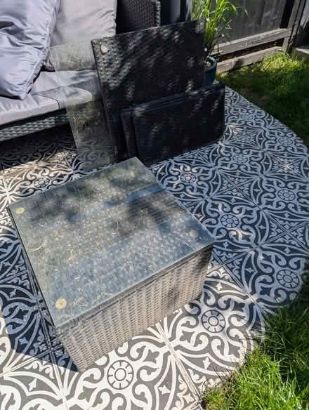 Photo of free Outdoor rattan tables (M45 Whitefield) #2