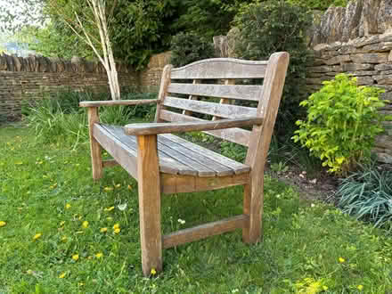 Photo of free Wooden garden bench (Bowbridge GL5) #2