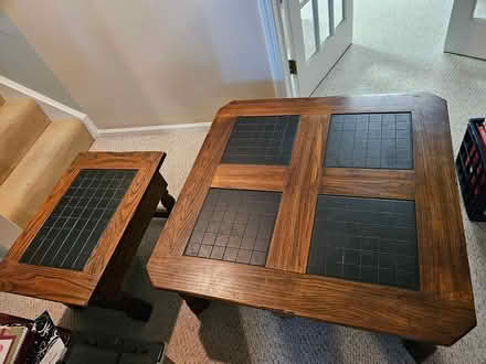 Photo of free Coffee table and end table (Beavercreek) #3
