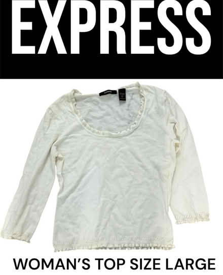 Photo of free Express Woman’s White Top (Brooklyn Storage) #1