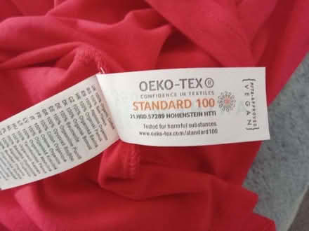 Photo of free 40 Brand New Organic Anthem Brand Cotton Unisex Adults Red T (Gidlow WN6) #4