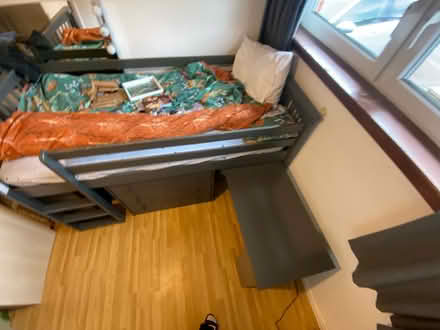 Photo of free Grey single storage bed (Buckstone, EH10) #3
