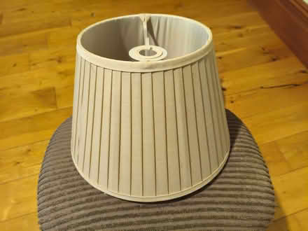 Photo of free Cream lampshade, good condition (South Norwood SE25) #1