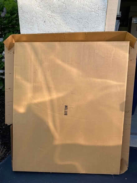 Photo of free Large sturdy flat box (Chester Springs, PA) #1