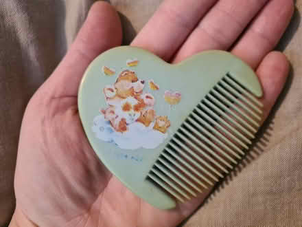 Photo of free Care Bears Heart-shaped Blue Comb (Mongewell, Wallingford) #1