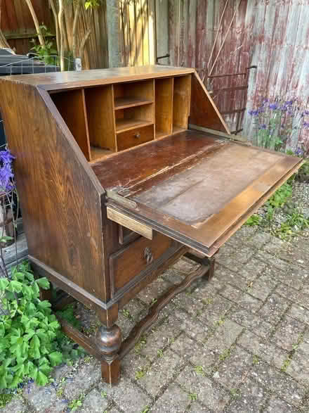 Photo of free Solid old wooden bureau (Spital CH63) #2
