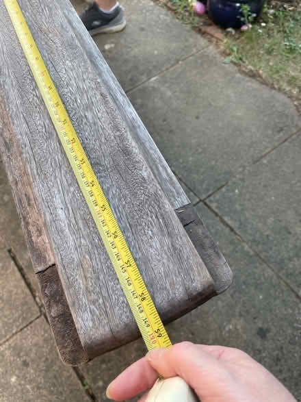 Photo of free Oval Wood garden table (Hatch Warren RG22) #3