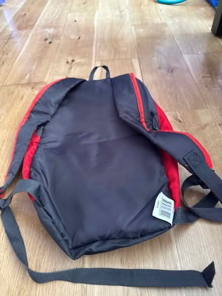Photo of free Red and grey kids backpack (Sanderstead) #2