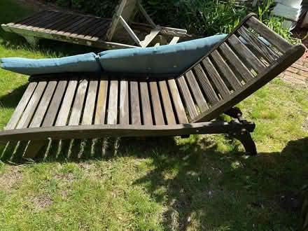 Photo of free 3 lawn chaises w. Cushions (Southampton, NY) #1