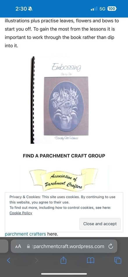 Photo of Parchment Craft Book (Wavertree L15) #1