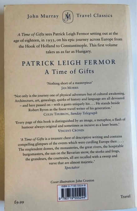 Photo of free Patrick Leigh Fermour A Time of Gifts (Chapeltown LS7) #2