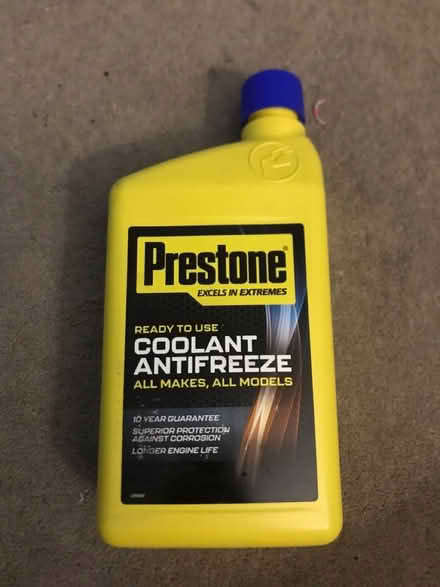Photo of free Prestone Coolant Antifreeze (Surbiton KT6) #2