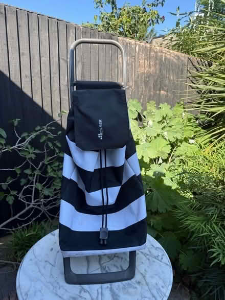 Photo of free Told Stripy Shopping Trolley (Brixton Hill SW2) #1