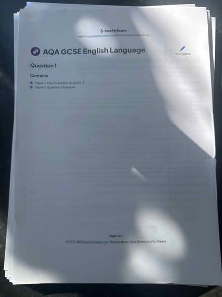 Photo of free GCSE English Revision (Haringey N15 3) #1