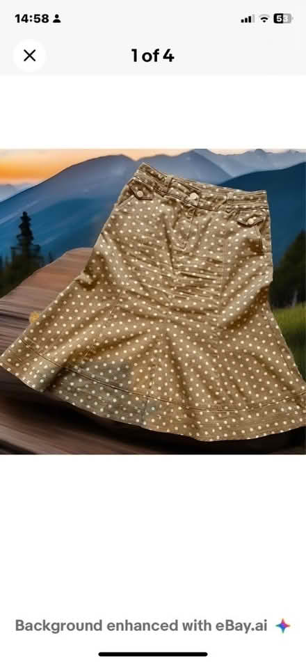 Photo of free Women’s size 8 per una cotton skirt (Northfield B31) #1
