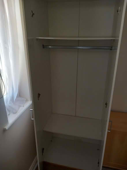 Photo of free Large glossy white wardrobe (Colchester CO1) #2