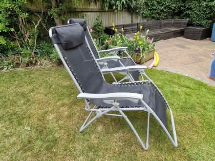 Photo of free Two garden reclining chairs (Arborfield Garrison RG2) #2
