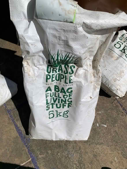 Photo of free 2 bags of grass seed, partially used (Elephant and castle SE11) #1