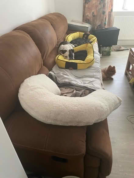 Photo of free Large Leather Sofa - Take Today (Fallowfield, M14 6PT) #1