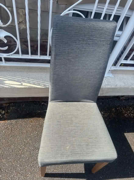 Photo of free Upholstered grey dining chair (Frankwell SY3) #2
