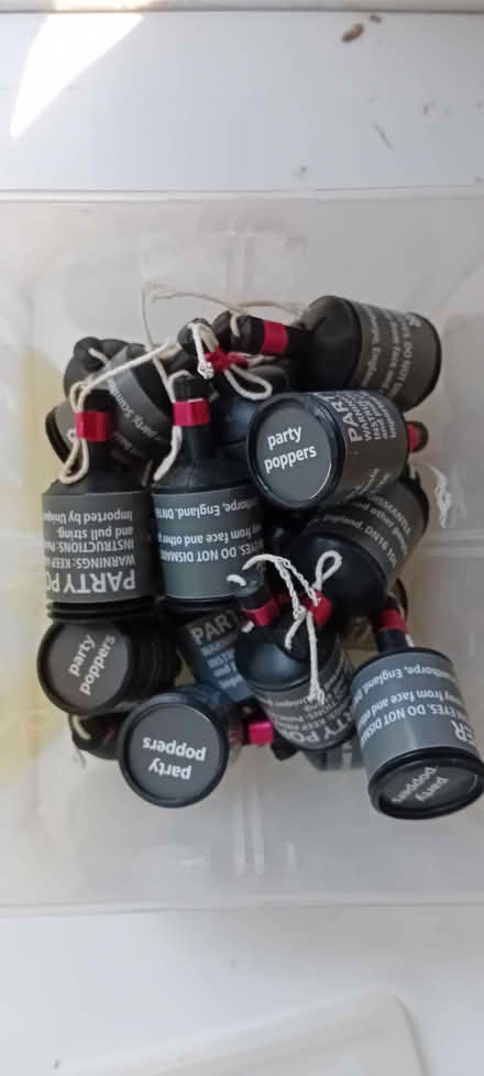 Photo of free Party Poppers (Hackney Cross WR13) #1