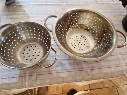 Photo of free Stainless steel Colander x 2 (Arborfield Garrison RG2) #1