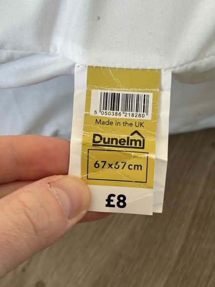 Photo of free Dunelm Pillows 67 x 67cm (SE7, Charlton) #3