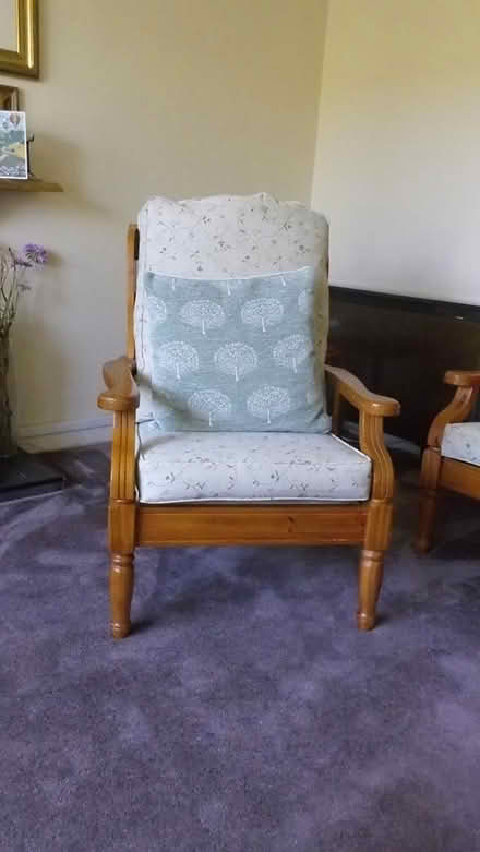 Photo of free two pine chairs (Feniton) #1
