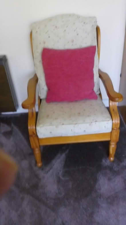 Photo of free two pine chairs (Feniton) #2