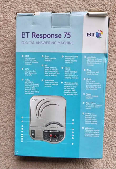 Photo of free Compact BT answering machine (Isleworth TW7) #2
