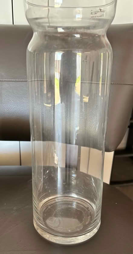 Photo of free Tall Glass Vase (Rushden) #1